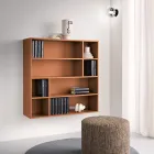 Bibliotecă de perete de design din melamină în diverse culori, fabricată în Italia - Kea Viadurini
