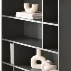 Bibliotecă de perete de design din melamină în diverse culori, fabricată în Italia - Kea Viadurini