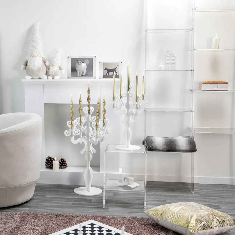 Bibliotecă de perete din plexiglas transparent Design până la 4 elemente - Trezza Viadurini