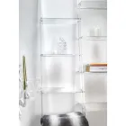 Bibliotecă de perete cu design plexiglas transparent până la 4 elemente - Trezza Viadurini