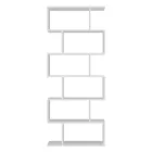 Bibliotecă de Perete Design Vertical Sufragerie Lemn 3 Finisaje - Minetta Viadurini