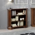 Bibliotecă cu 3 Compartimente Deschise din Lemn Furnir Fabricat în Italia - Epona