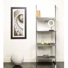 oțel perete Bookcase și design sticlă 60x180x44cm Tafre Viadurini
