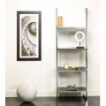 oțel perete Bookcase și design sticlă 60x180x44cm Tafre
