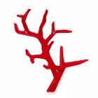 Biblioteca de un design modern, rosu Carol Wall, a făcut în Italia Viadurini