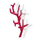 Biblioteca de un design modern, rosu Carol Wall, a făcut în Italia Viadurini