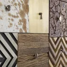 Bibliotecă de sufragerie din lemn de mango și uși reciclate Homemotion - Auriel Viadurini