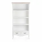 Bibliotecă clasică de podea din lemn cu mânere metalice Homemotion - Spina Viadurini