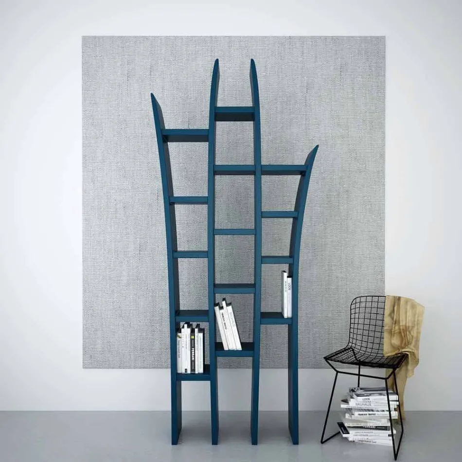 Biblioteca moderna de design Herba realizata in Italia Viadurini