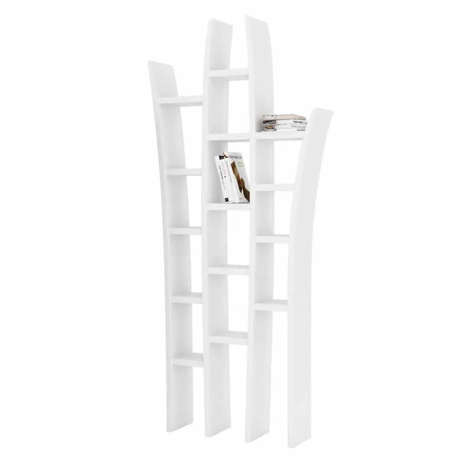 Biblioteca moderna de design Herba realizata in Italia Viadurini