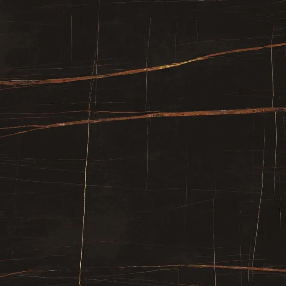 Raft de podea design din lemn cu blaturi din gresie Made in Italy - Aspide Viadurini