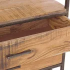 Rafturi pentru podele în stil industrial din oțel și lemn Homemotion - Zompo Viadurini