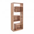 Bibliotecă pentru podea modernă Homemotion cu structură din lemn de salcâm - Genza