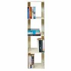 Bibliotecă modernă pentru pardoseală din fier negru, roșu, alb sau gri realizată în Italia - Pls Viadurini