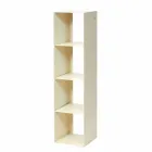 Bibliotecă modernă pentru pardoseală din fier negru, roșu, alb sau gri realizată în Italia - Pls Viadurini