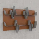 Biblioteca de design Battikuore 130x87 (2 rafturi) Mabele Viadurini