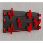 Biblioteca de design Battikuore 186x101 (3 rafturi) Mabele Viadurini