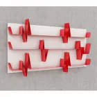 Biblioteca de design Battikuore 186x101 (3 rafturi) Mabele Viadurini