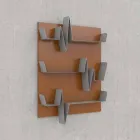 Biblioteca de design Battikuore 90x127 (3 rafturi) Mabele Viadurini