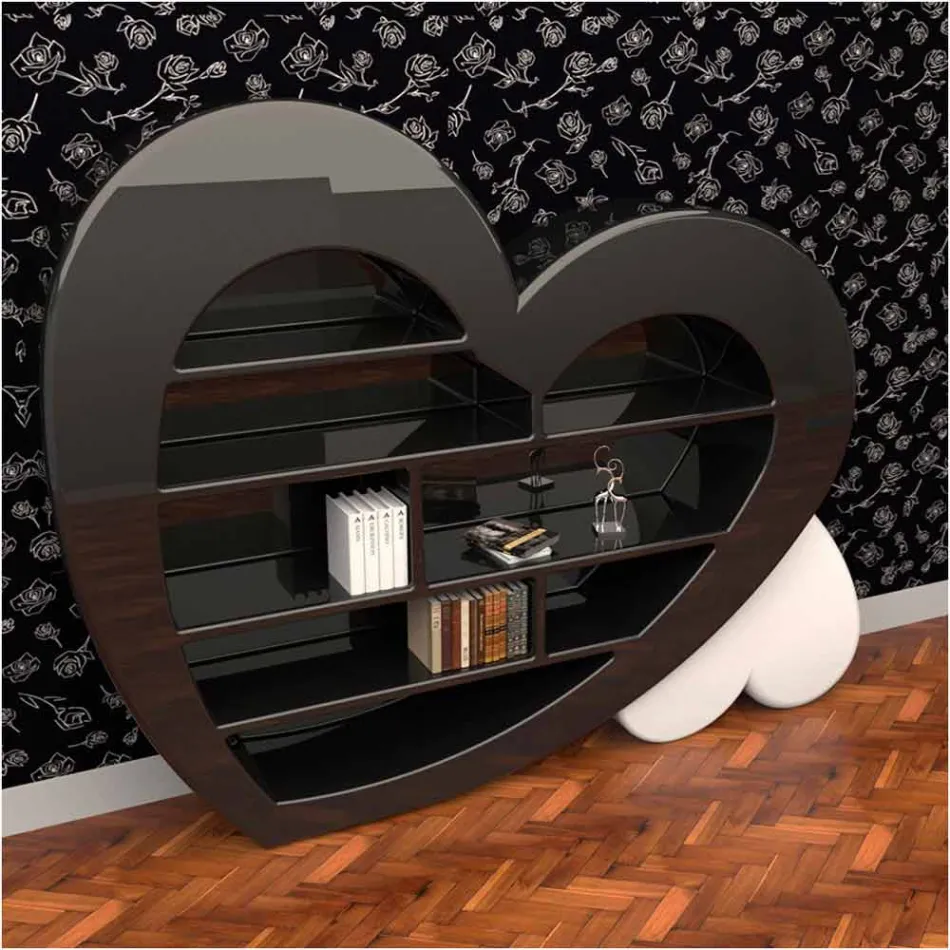 Design bibliotecă în Adamantx® Cuore Made in Italy Viadurini