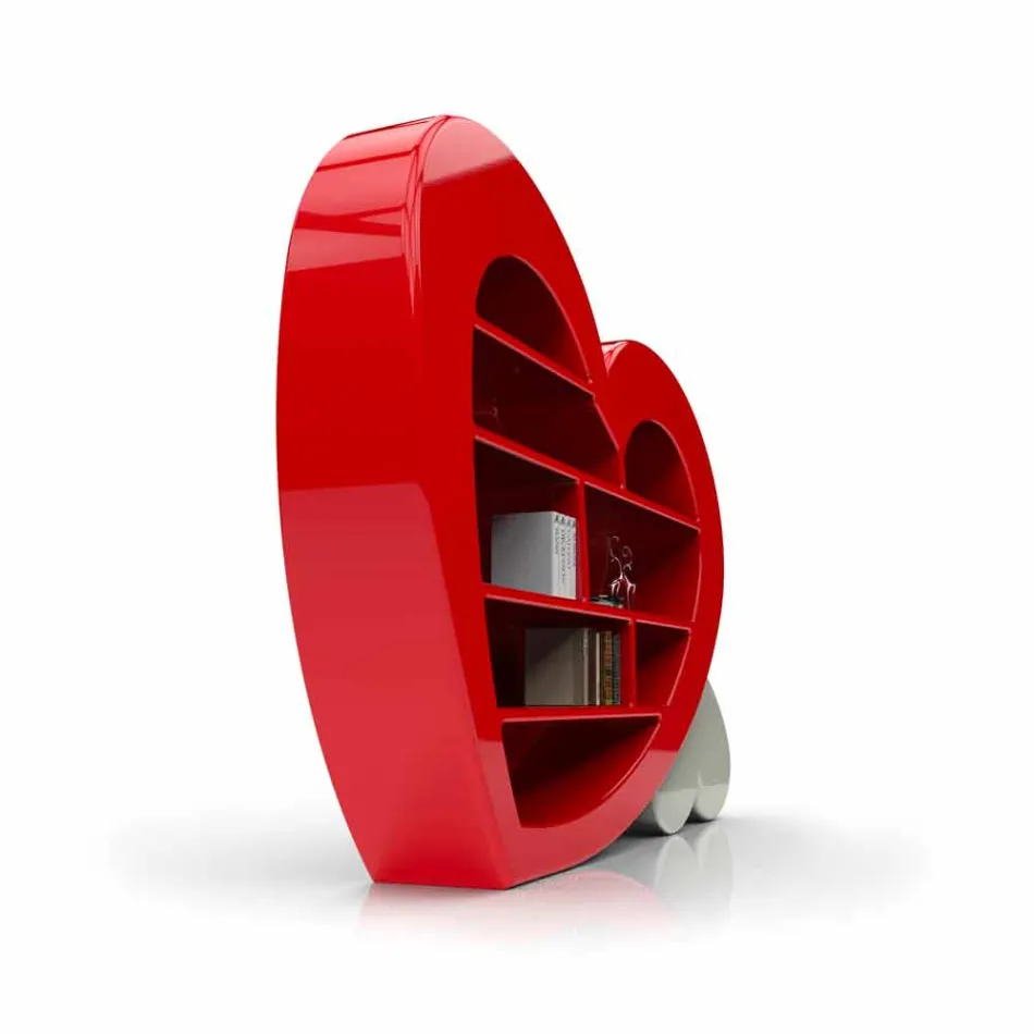 Design bibliotecă în Adamantx® Cuore Made in Italy Viadurini