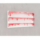 Biblioteca de design Kolata 130x70 (3 rafturi) Mabele Viadurini