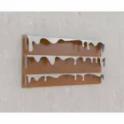 Biblioteca de design Kolata 130x70 (3 rafturi) Mabele Viadurini