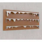 Biblioteca de design Kolata 186x86 (3 rafturi) Mabele Viadurini