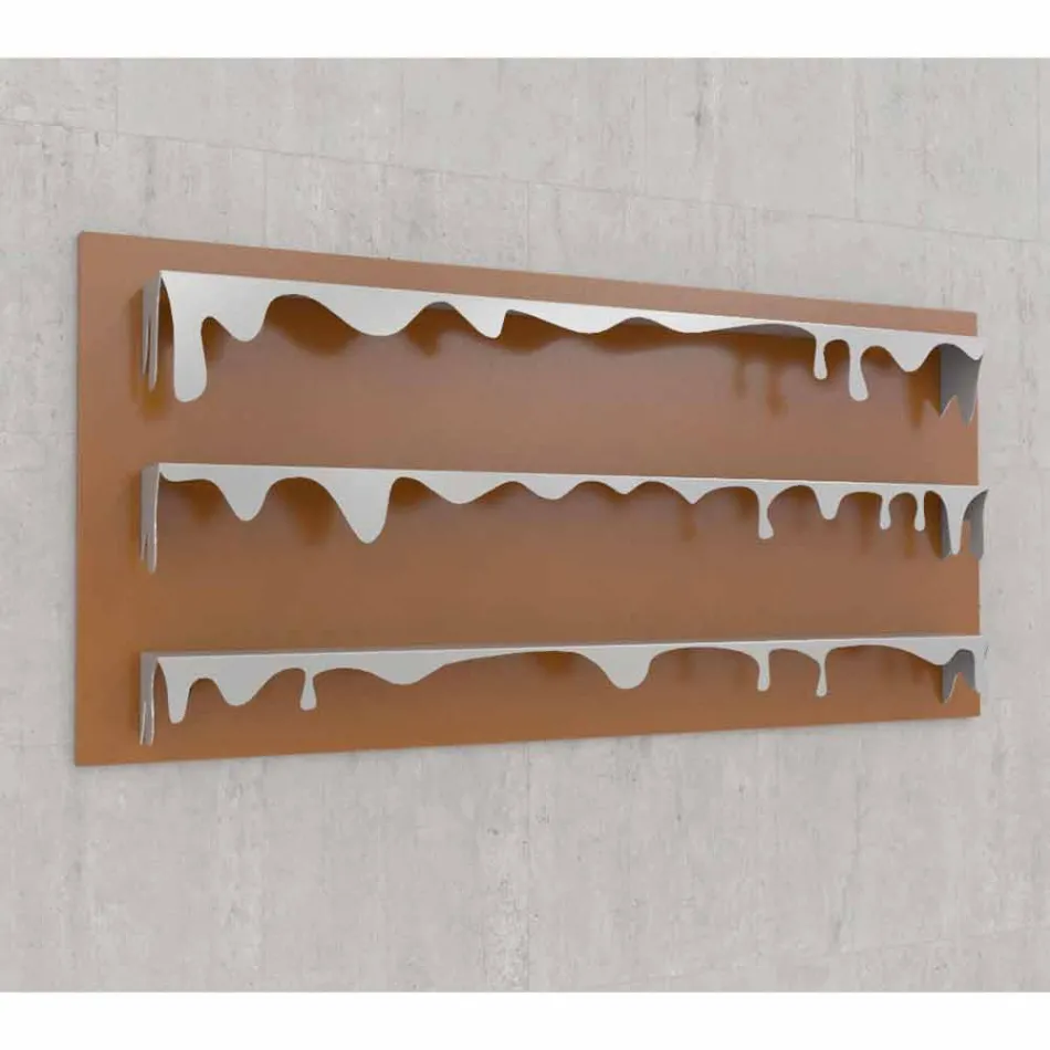 Biblioteca de design Kolata 186x86 (3 rafturi) Mabele Viadurini