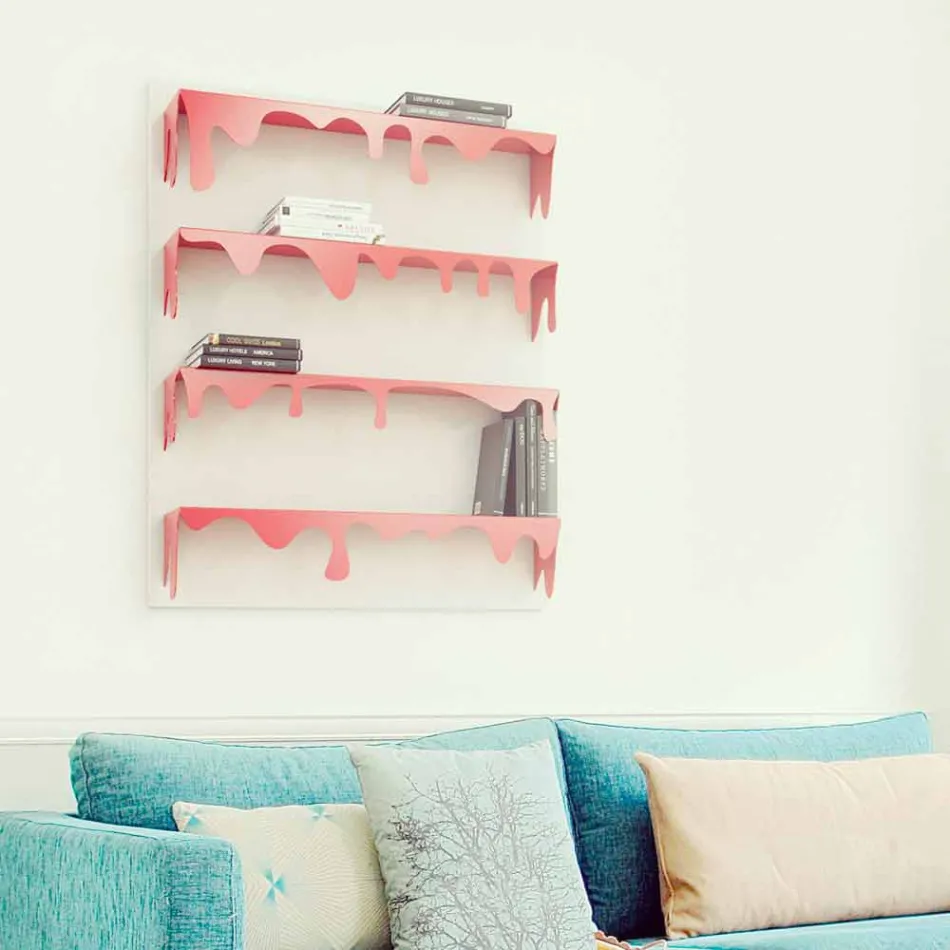 Biblioteca de design Kolata 90x110 (4 alergători) Mabele Viadurini