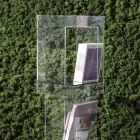 Bibliotecă de sine stătătoare din Cristal Acrilic Transparent sau Fumat - Icaria Viadurini