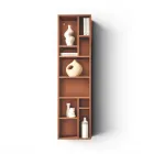 Bibliotecă verticală în diverse finisaje fabricată în Italia - Siviglia Viadurini