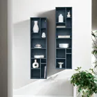 Bibliotecă verticală în diverse finisaje fabricată în Italia - Siviglia Viadurini