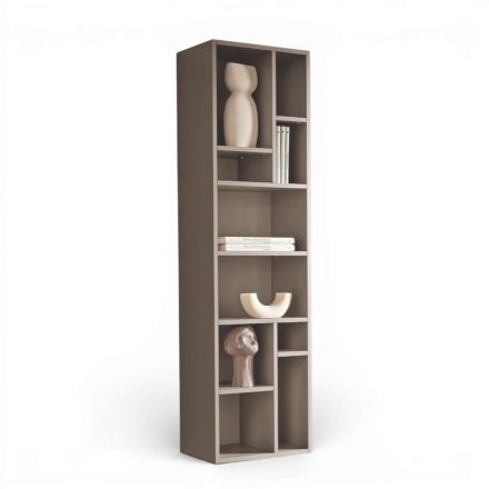 Bibliotecă verticală în diverse finisaje fabricată în Italia - Siviglia Viadurini