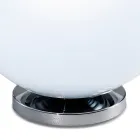 Lampă de masă Isotta din sticlă și metal în două dimensiuni, fabricată în Italia Viadurini