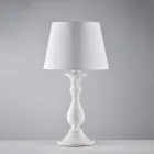 Lampă din lemn cu abajur fabricat în Italia pentru decorare interioară - Siena Viadurini