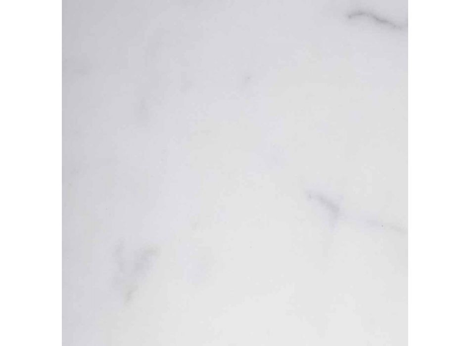 Moara de ardei din marmură albă satinată Carrara Modern Made in Italy - Faron Viadurini
