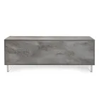 Bufetă cu 2 Uși și 2 Compartimente Centrale Deschise din Melamină Made in Italy - Minnie Viadurini