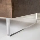 Bufetă cu 3 uși din melaminat și picioare din plexiglas Made in Italy - Mickey Mouse Viadurini