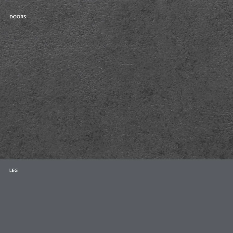 Bufetă cu Uși laminate HPL cu efect de piatră Made in Italy - Fiorenza Viadurini