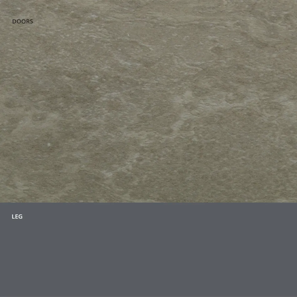 Bufetă cu Uși laminate HPL cu efect de piatră Made in Italy - Fiorenza Viadurini