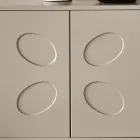 Bufet Rialto cu patru uși din MDF și melamină în două finisaje, fabricat în Italia Viadurini