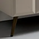 Bufet interior cu 2 uși în carouri, fabricat în Italia - Elisabetta Viadurini