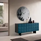 Bufet de interior cu 3 uși în carouri, fabricat în Italia - Elisabetta Viadurini