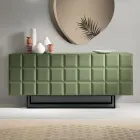 Bufet de interior cu 3 uși în carouri, fabricat în Italia - Elisabetta Viadurini