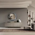 Bufet de interior cu 4 uși în carouri, fabricat în Italia - Elisabetta Viadurini