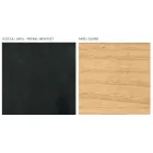 Bufetă pentru living cu 2 sau 3 uși în finisaj frasin natural Made in Italy - Zehra Viadurini