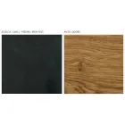 Bufetă pentru living cu 3 uși în finisaj stejar înnodat Country Made in Italy - Arne Viadurini