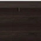 Bufetă din lemn cu structură din sticlă Made in Italy - Azuki Viadurini