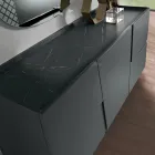 Bufet de living cu 3 uși din MDF lăcuit, fabricat în Italia - Elena Viadurini